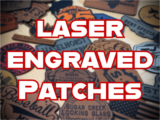 Laser Engraved Patches