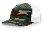 Green Camo/White