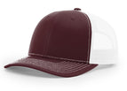 Maroon/White